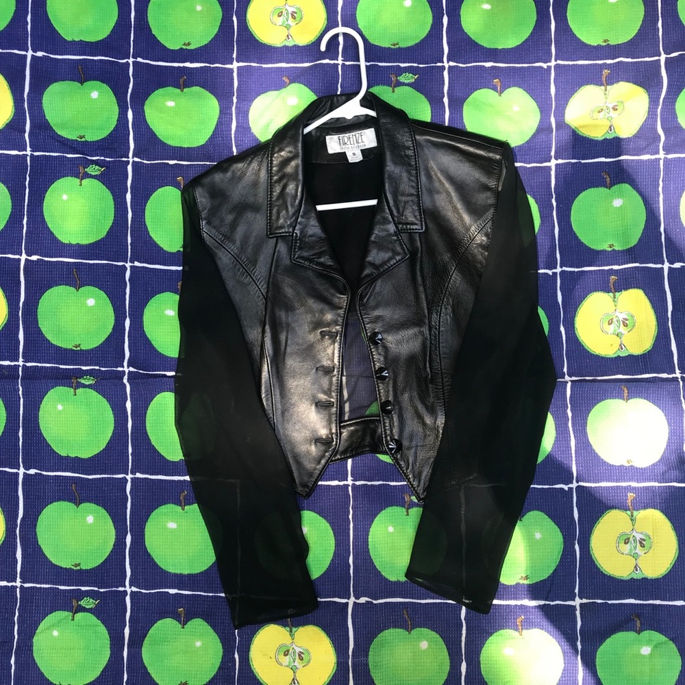 Vintage Firenze Santa Barbara Leather Jacket